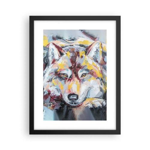 Plakat i sort ramme - Fred blandt kære - 30x40 cm