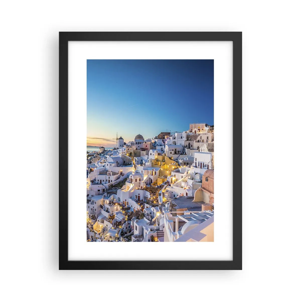 Plakat i sort ramme - Essensen af græskhed - 30x40 cm