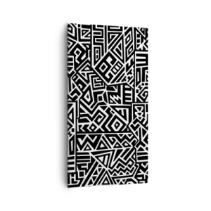 Lærredstryk - Billede på lærred - Præcolumbiansk sammensætning - 55x100 cm