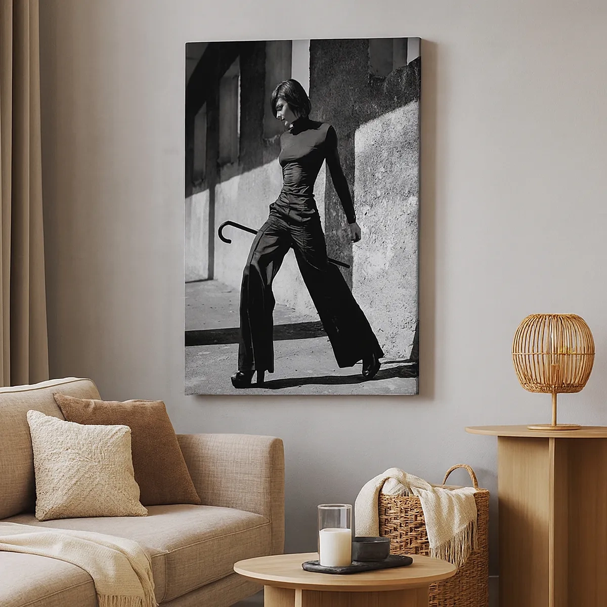 Lærredstryk - Billede på lærred -  Byens elegance - 50x70 cm