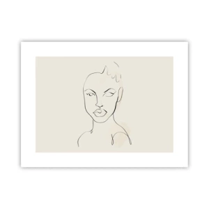 Plakat - Omrids af sensualitet - 40x30 cm