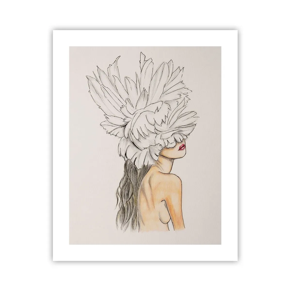 Plakat - Skønhed kronet - 40x50 cm