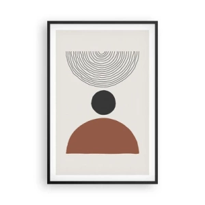 Plakat i sort ramme - I rampelyset - 61x91 cm