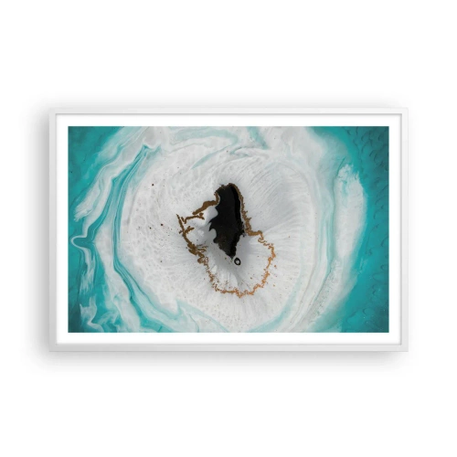 Plakat i hvid ramme - Kom indenfor - 91x61 cm