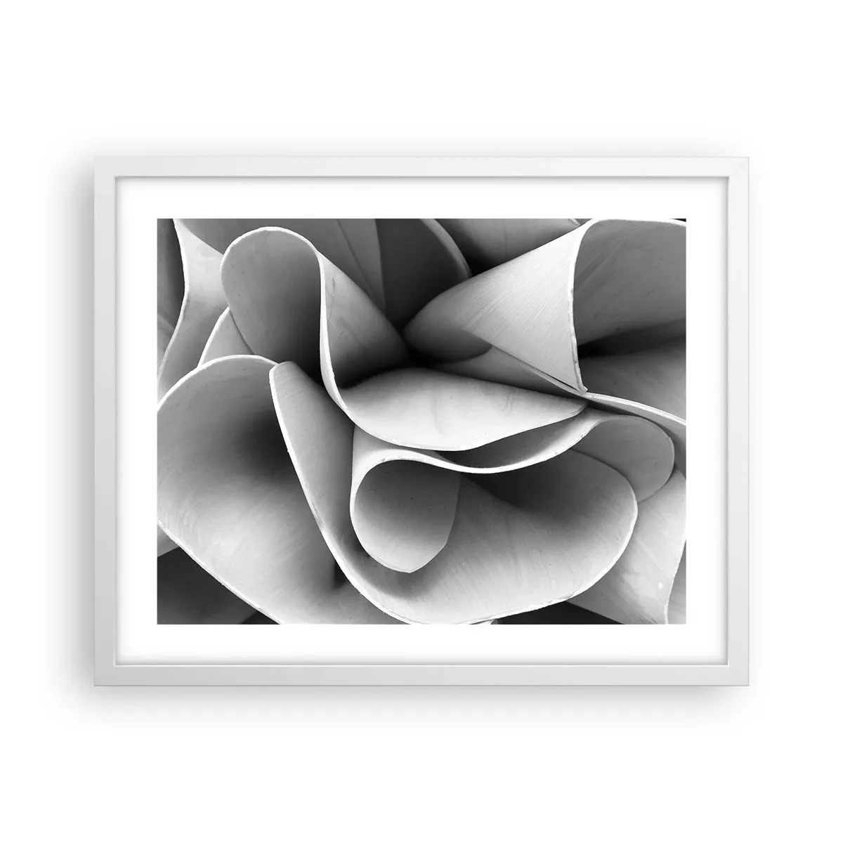 Plakat i hvid ramme - Hvad der sker i rummet - 50x40 cm