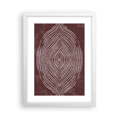 Plakat i hvid ramme - Rummet taler - 30x40 cm