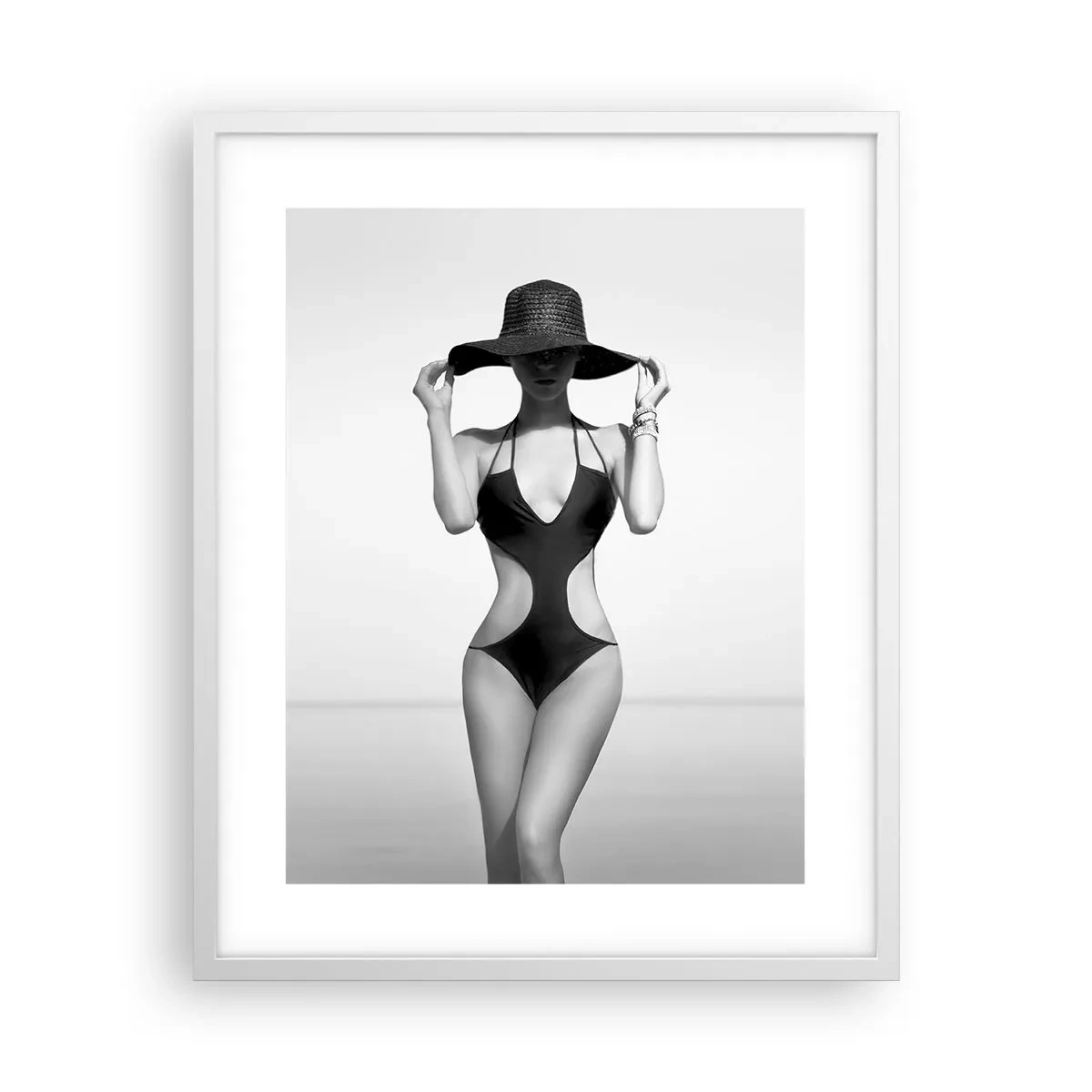 Plakat i hvid ramme - Mit navn er Elegance - 40x50 cm