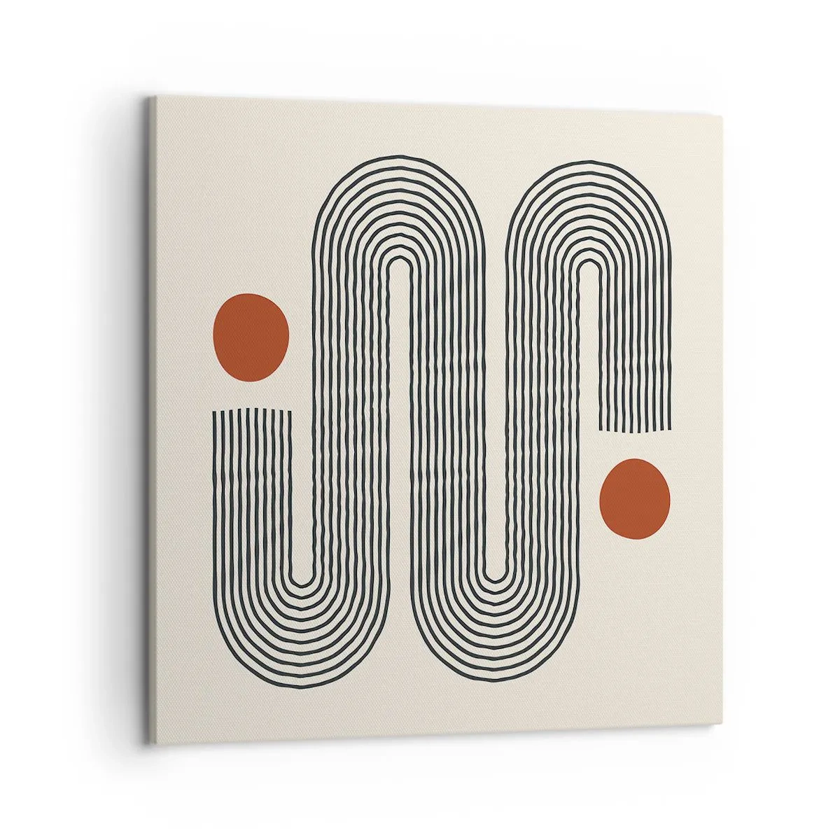 Lærredstryk - Billede på lærred - Fra start til slut - 50x50 cm