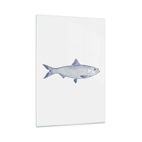 Billede på glas - Hilsner fra de nordlige have - 80x120 cm