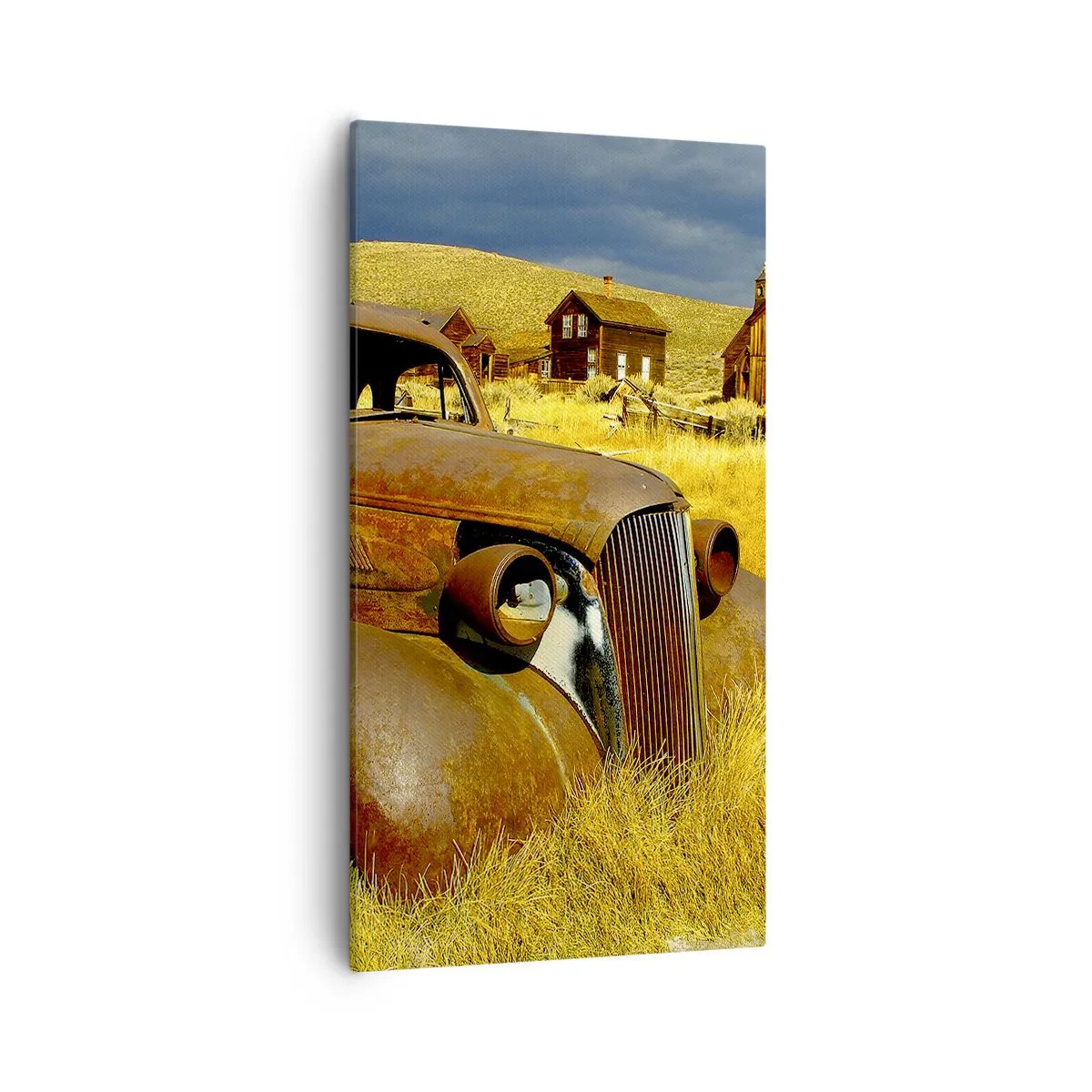 Lærredstryk - Billede på lærred - Et velfortjent hvil - 55x100 cm