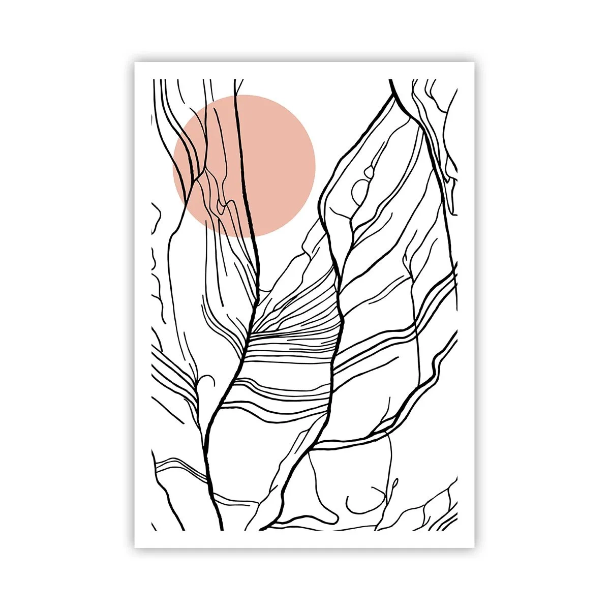 Plakat - I et netværk af kviste - 70x100 cm
