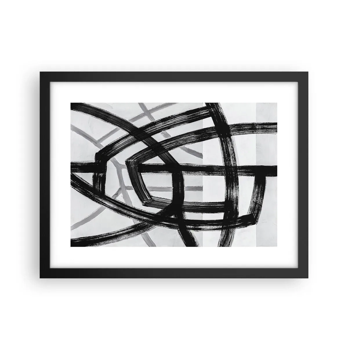 Plakat i sort ramme - Opbygning af dybde - 40x30 cm