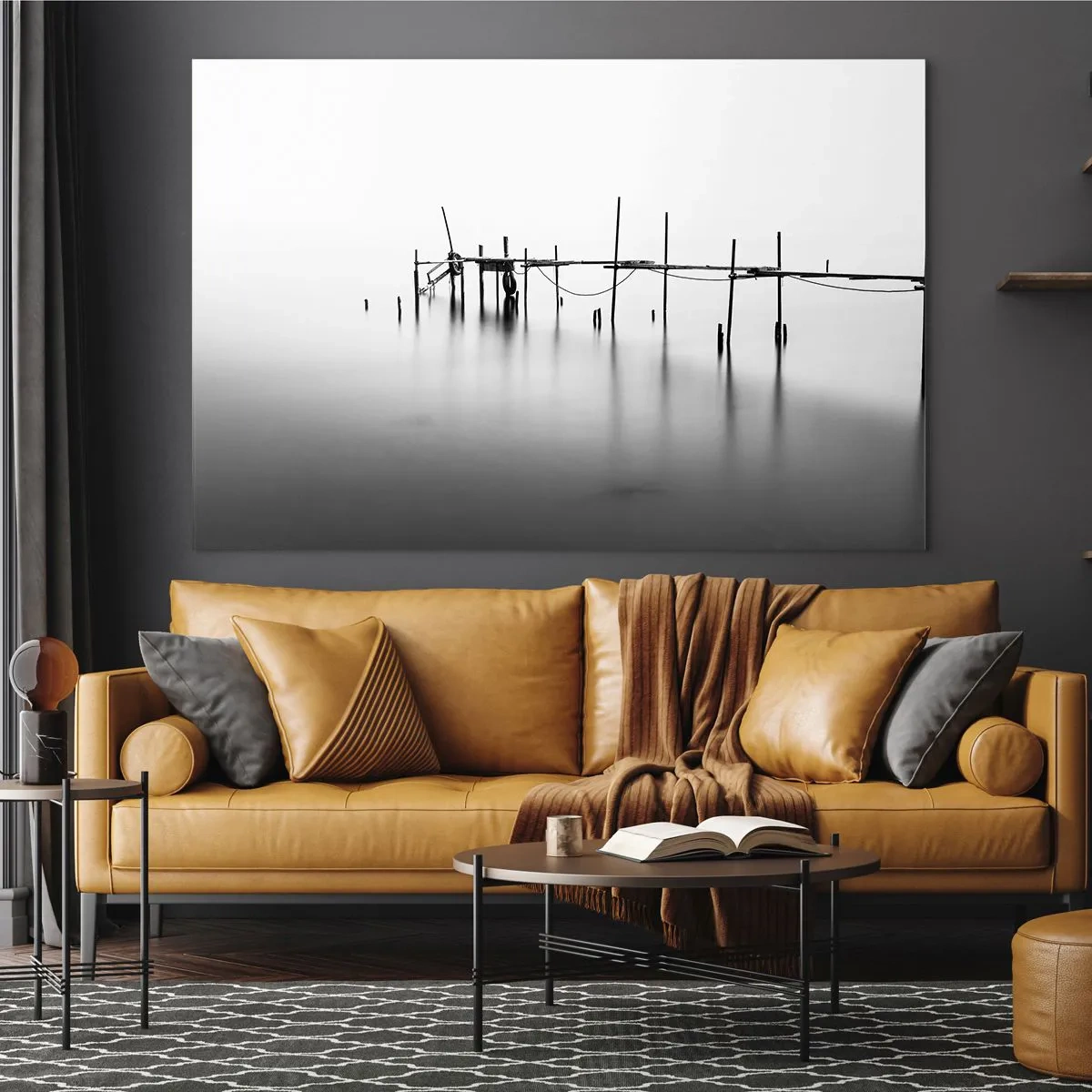 Billede på glas - Hvad nu, hvis verden ikke eksisterer? - 120x80 cm