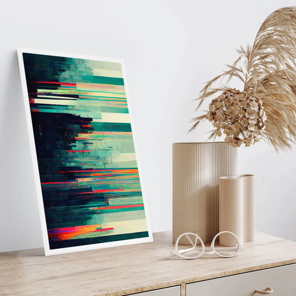 Plakat - Futuristisk by - 61x91 cm