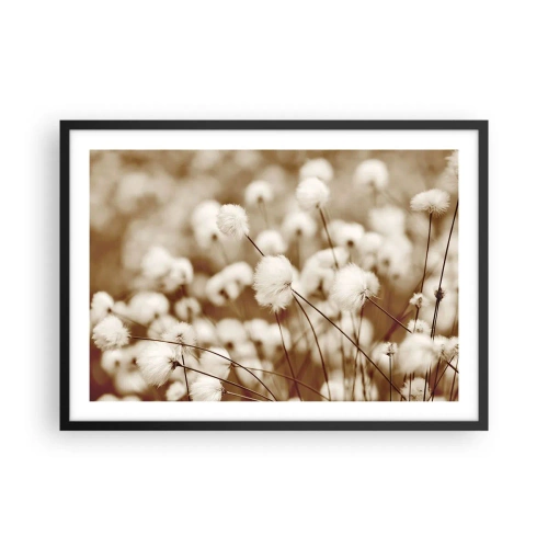 Plakat i sort ramme - Fyldig mark - 70x50 cm