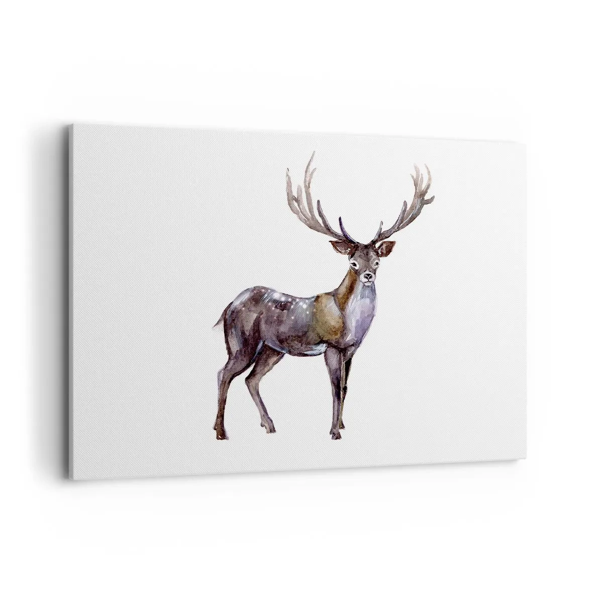 Lærredstryk - Billede på lærred - Kongen af den nordlige ødemark - 100x70 cm