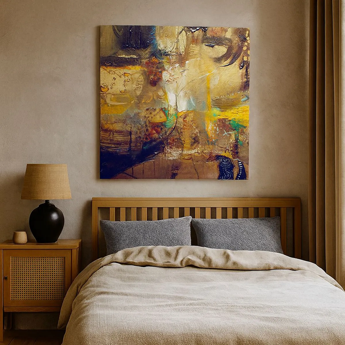 Lærredstryk - Billede på lærred - Kold, varm, meget varm - 30x30 cm