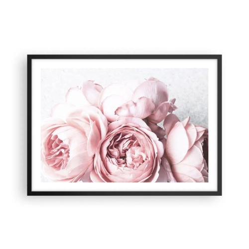 Plakat i sort ramme - For de romantiske - 70x50 cm