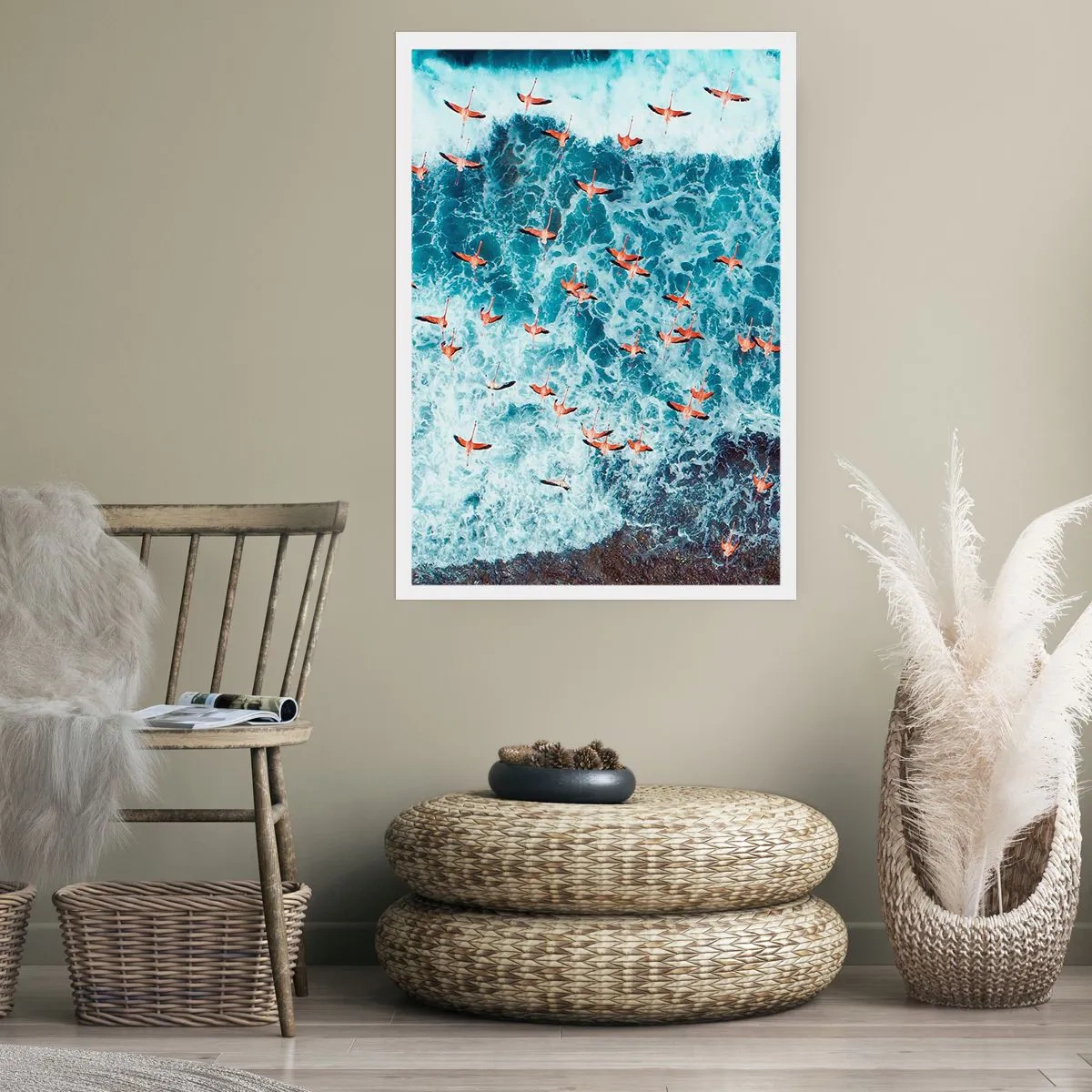 Plakat - Parade ved havet - 70x100 cm