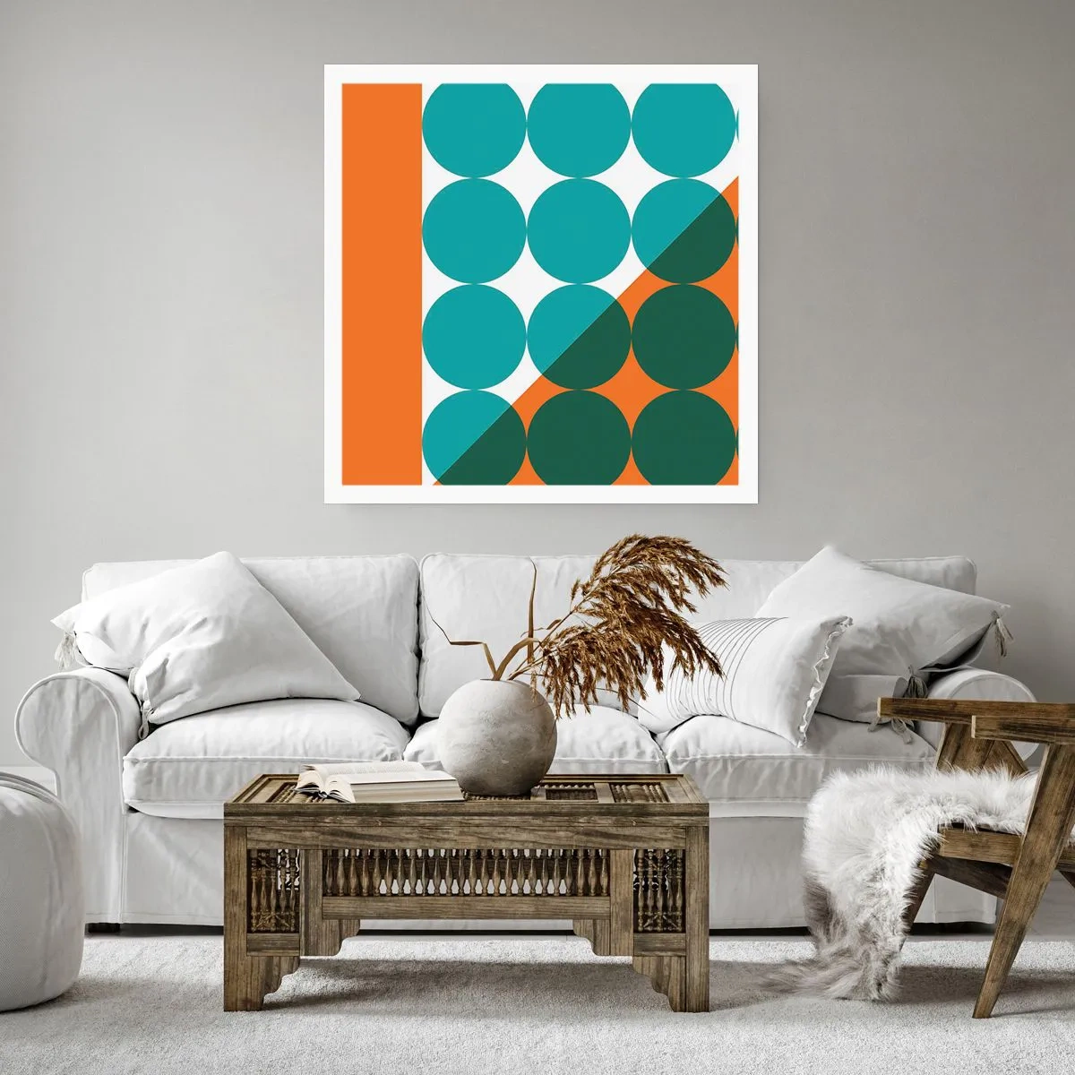 Plakat - Op og over - 40x40 cm