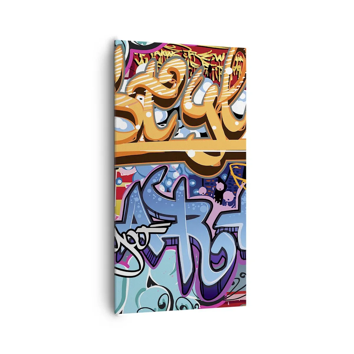 Lærredstryk - Billede på lærred - Vægmalerier, vægmalerier, vægmalerier.... - 65x120 cm