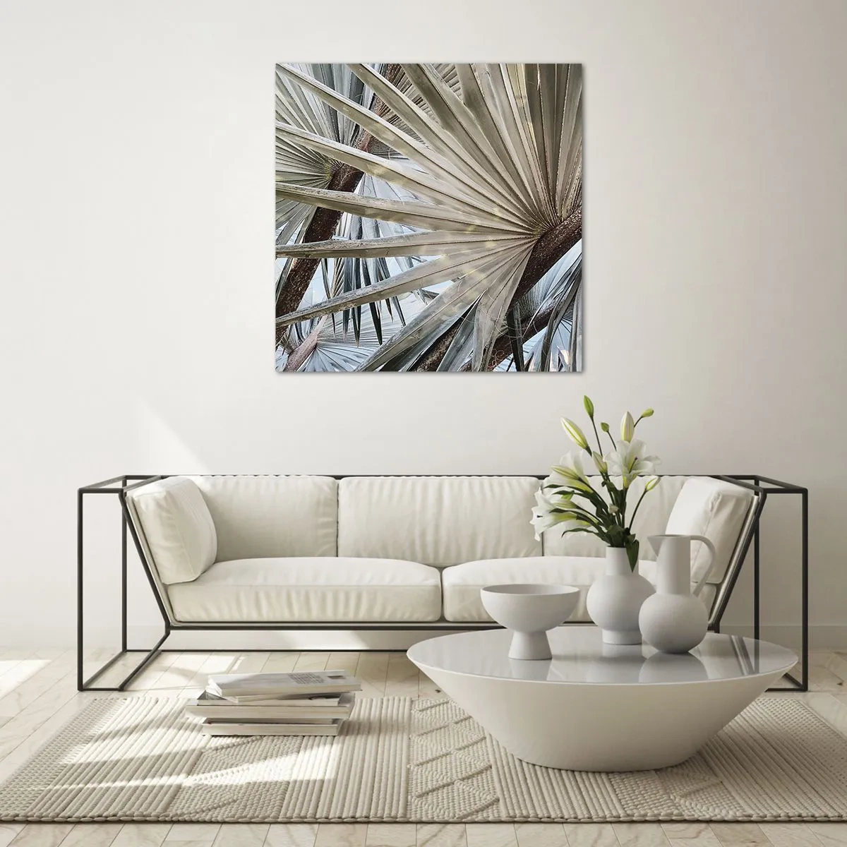 Billede på glas - Ventilatorer i troperne - 60x60 cm