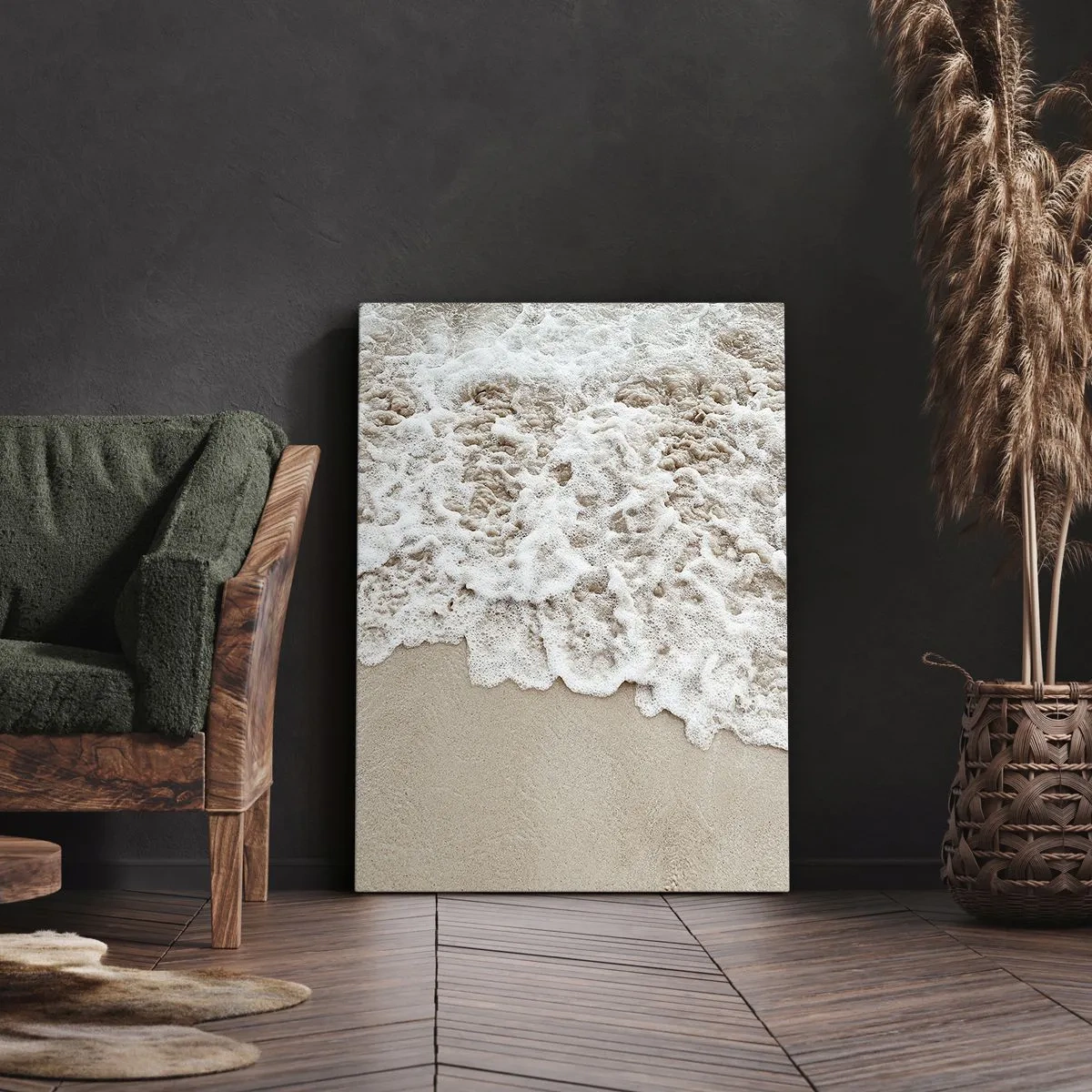 Lærredstryk - Billede på lærred - Jeg er straks tilbage - 45x80 cm