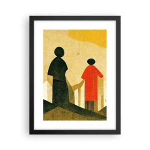 Plakat i sort ramme - Stadig langt væk - 30x40 cm