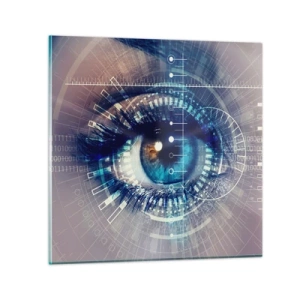 Billede på glas - Du tror, ​​du kender mig - 30x30 cm