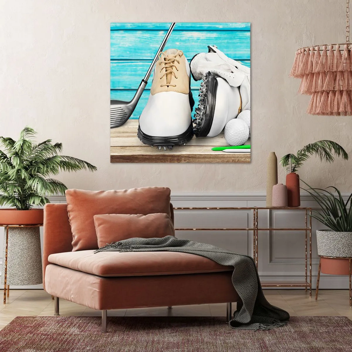 Lærredstryk - Billede på lærred - Alt er klar - 70x70 cm