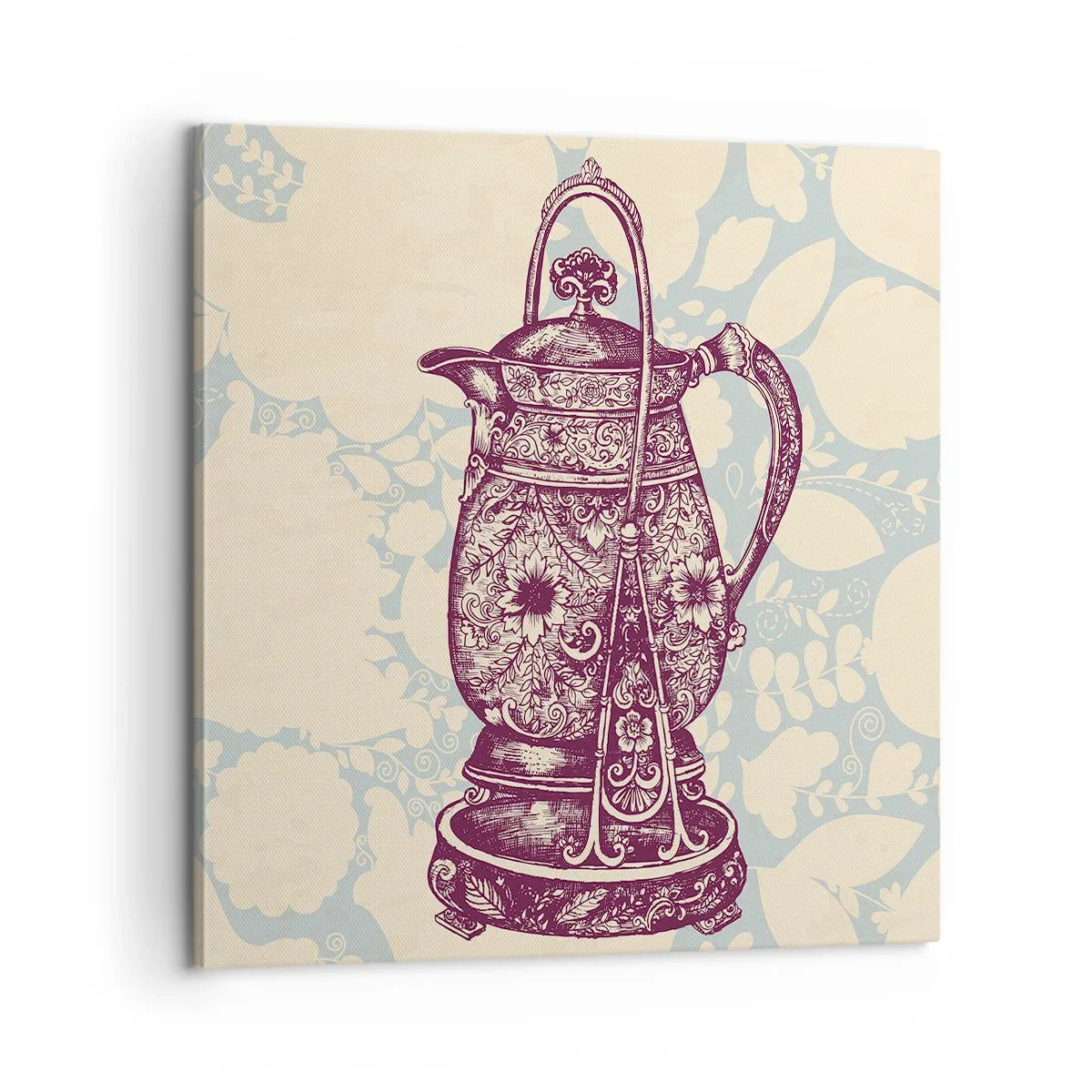 Lærredstryk - Billede på lærred - Skønheden i hverdagslivet - 60x60 cm