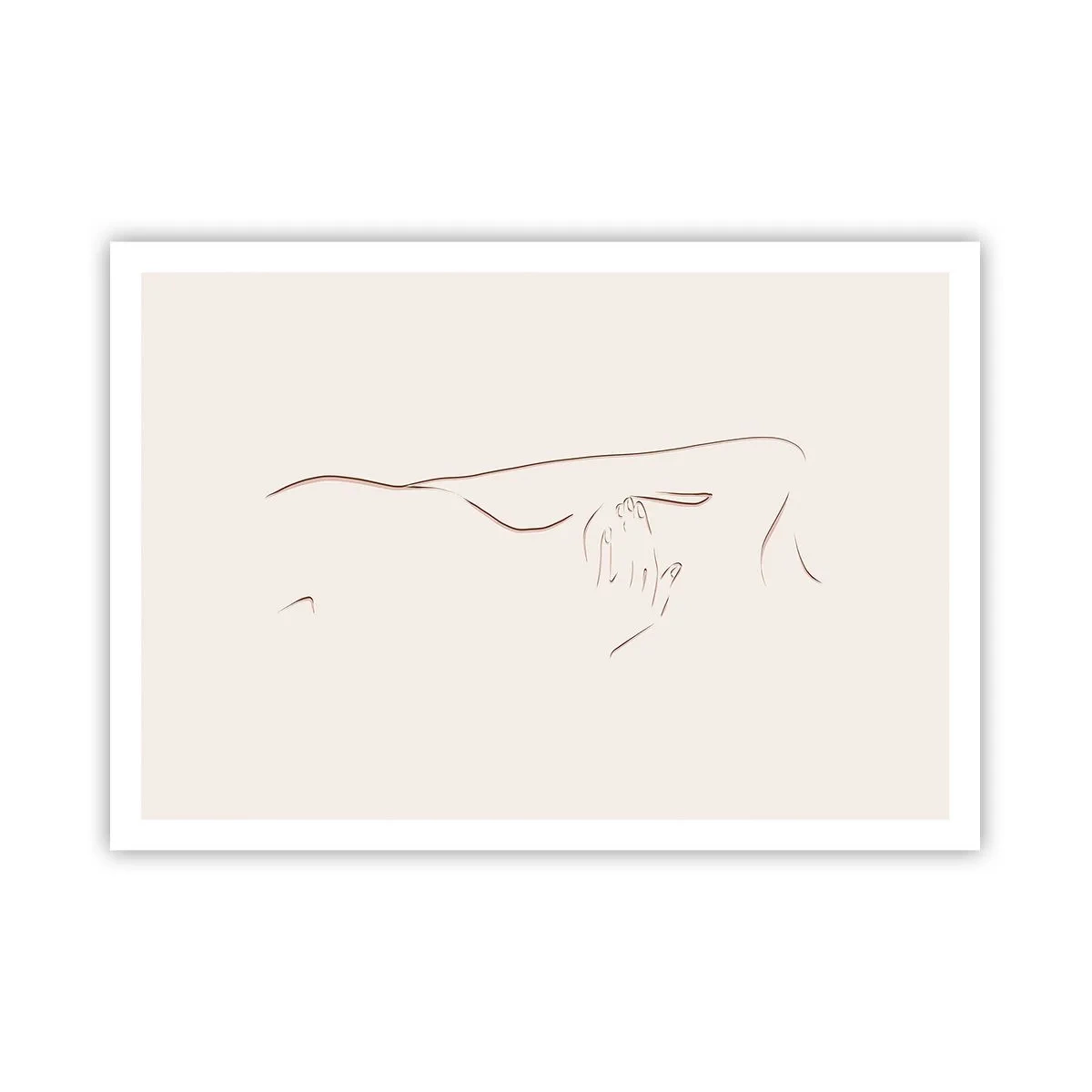 Plakat - Begærets form - 100x70 cm