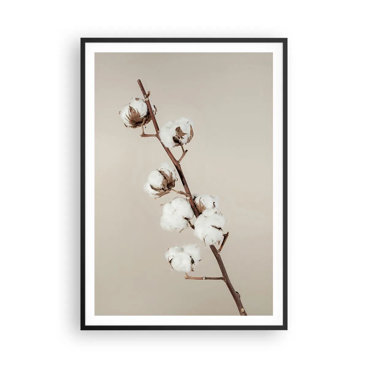 Plakat i sort ramme - Ved kilden til blødhed - 70x100 cm