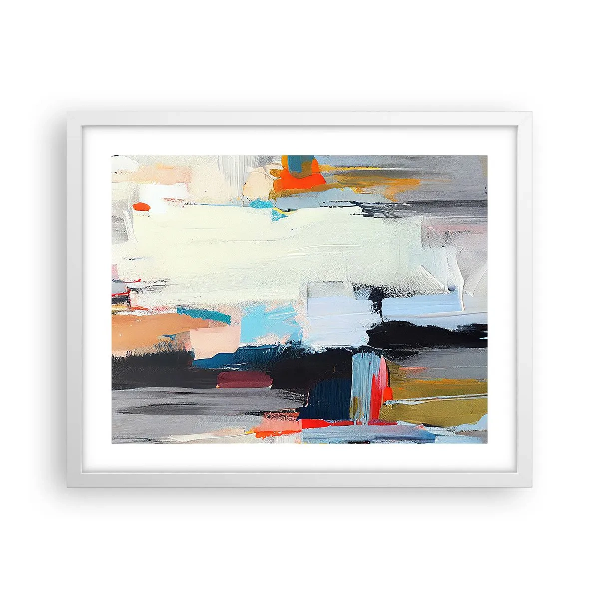 Plakat i hvid ramme - Er der en metode? - 50x40 cm