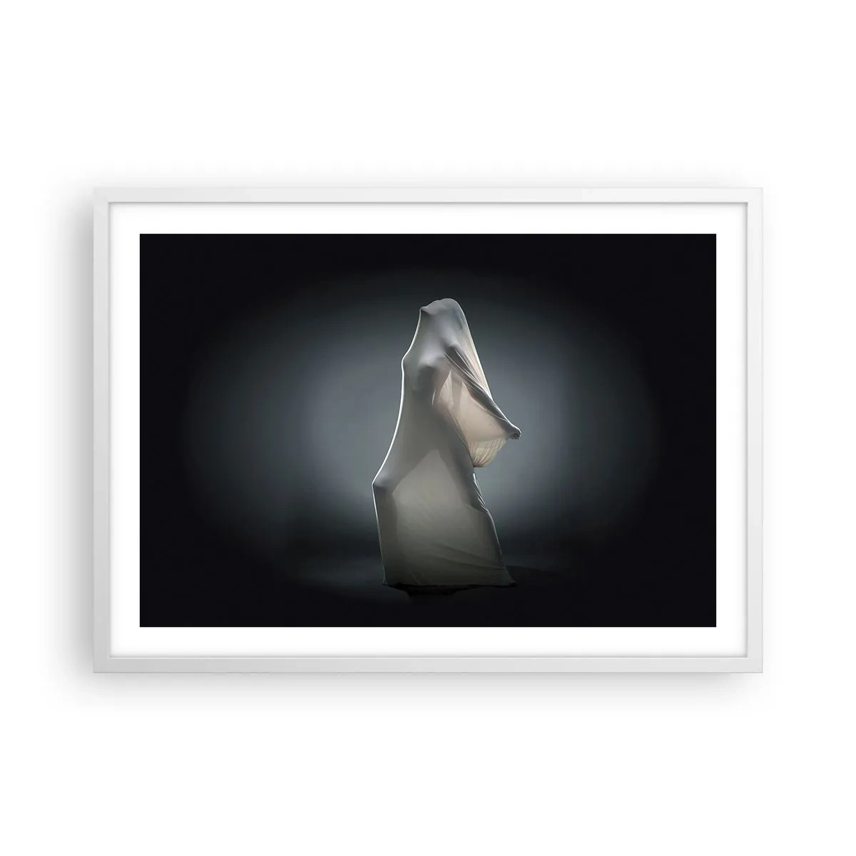 Plakat i hvid ramme - Skjulte begær - 70x50 cm