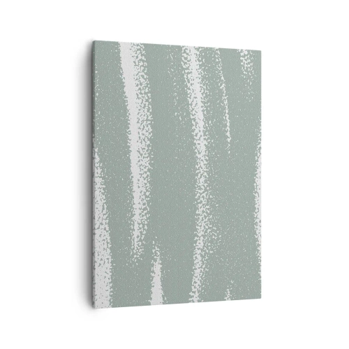 Lærredstryk - Billede på lærred - Abstraktion i vinterstemning - 50x70 cm