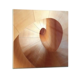 Billede på glas - Arkitektonisk serpentin - 40x40 cm