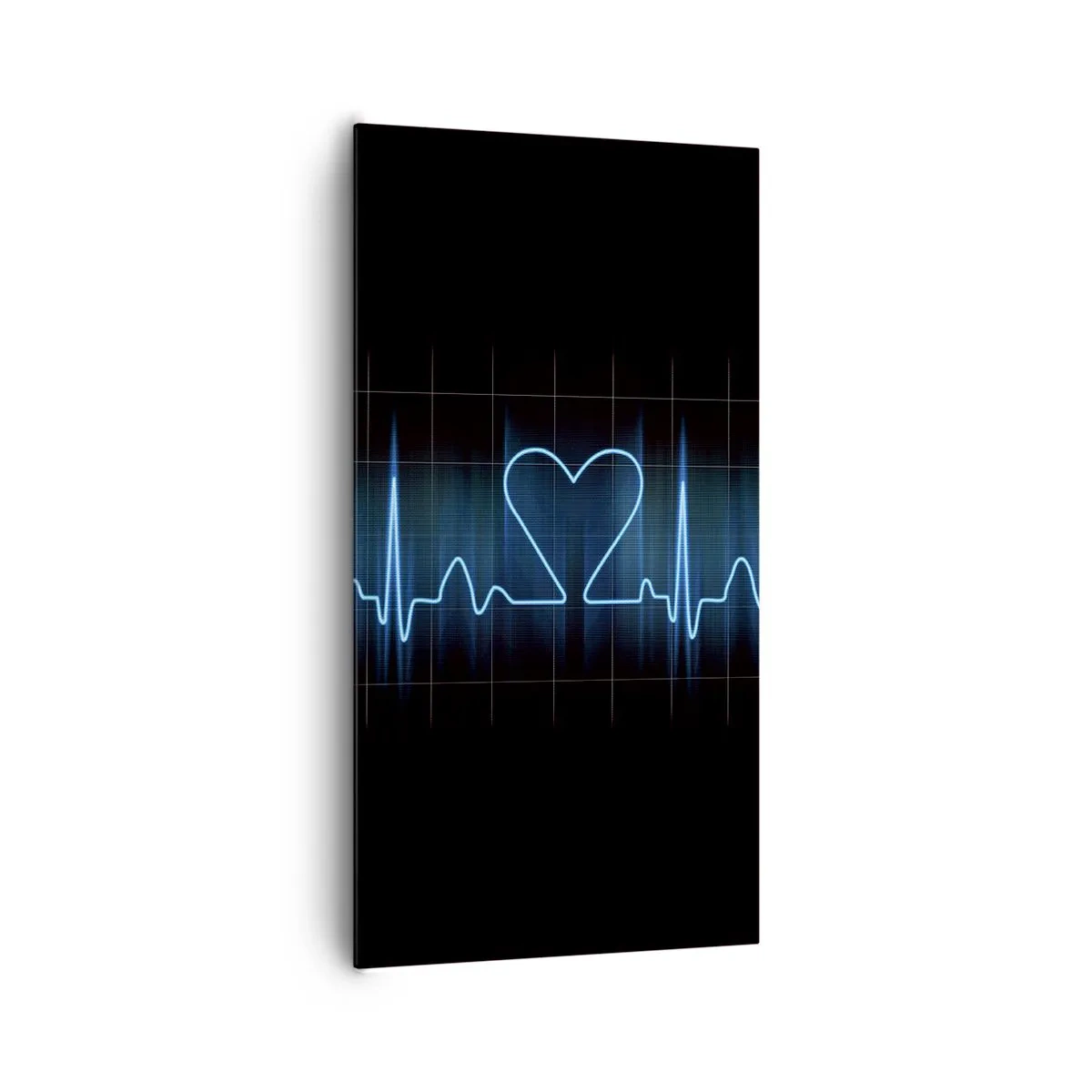 Lærredstryk - Billede på lærred - I hjertets rytme - 65x120 cm