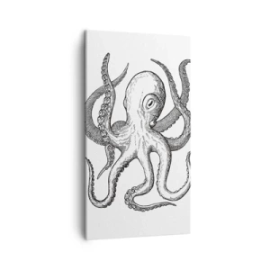 Lærredstryk - Billede på lærred - Dans med bølger - 45x80 cm