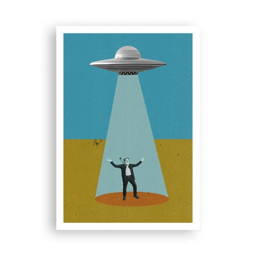 Plakat - Et tæt møde - 70x100 cm