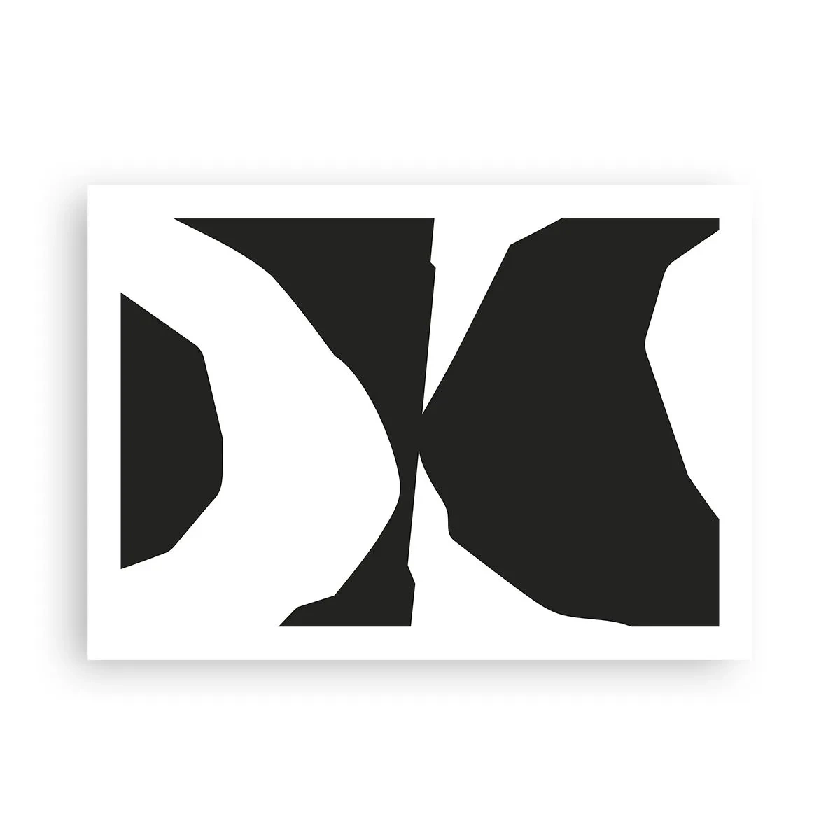 Plakat - Positiv-negativ - 70x50 cm