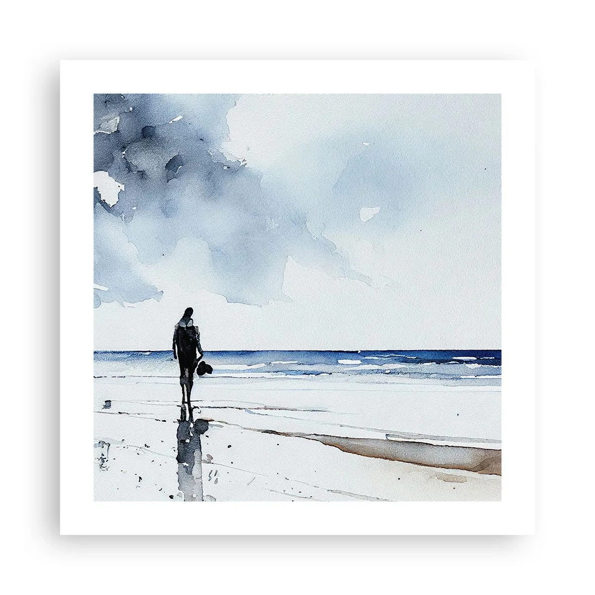 Plakat - Samtale med havet - 50x50 cm