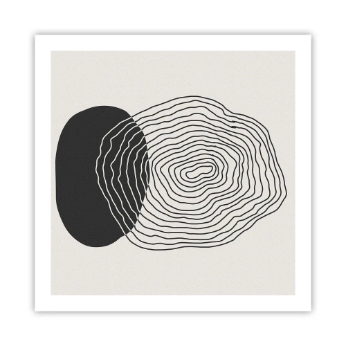 Plakat - Varighed og vibration - 60x60 cm