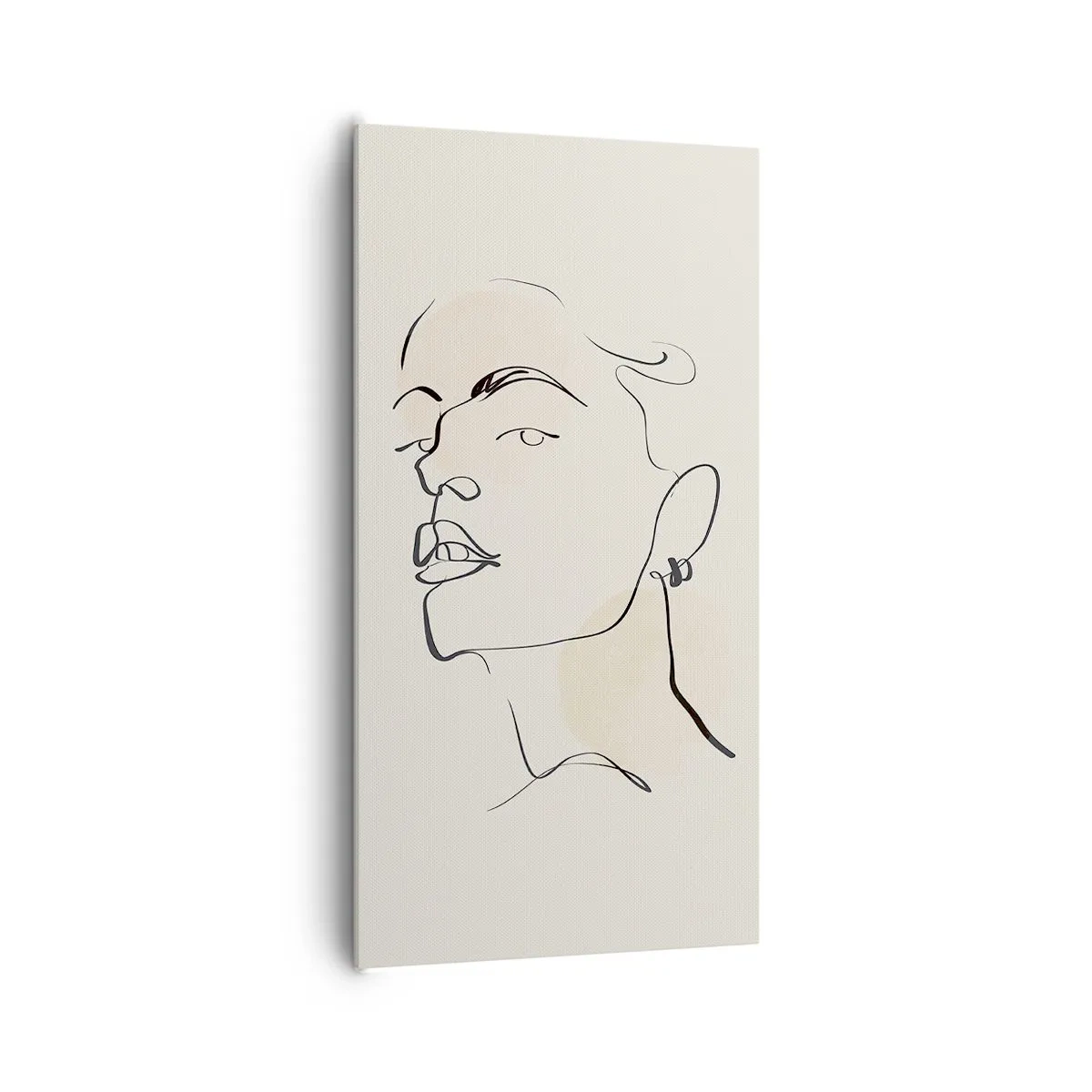 Lærredstryk - Billede på lærred - Et stolt blik - 65x120 cm