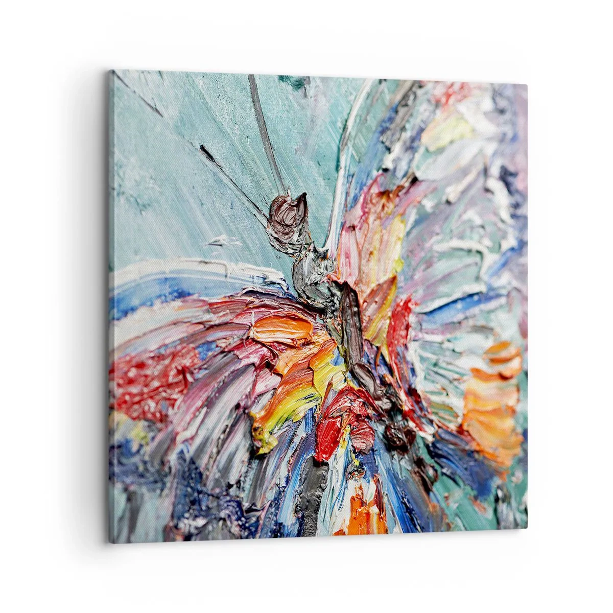 Lærredstryk - Billede på lærred - Malet af naturen - 60x60 cm