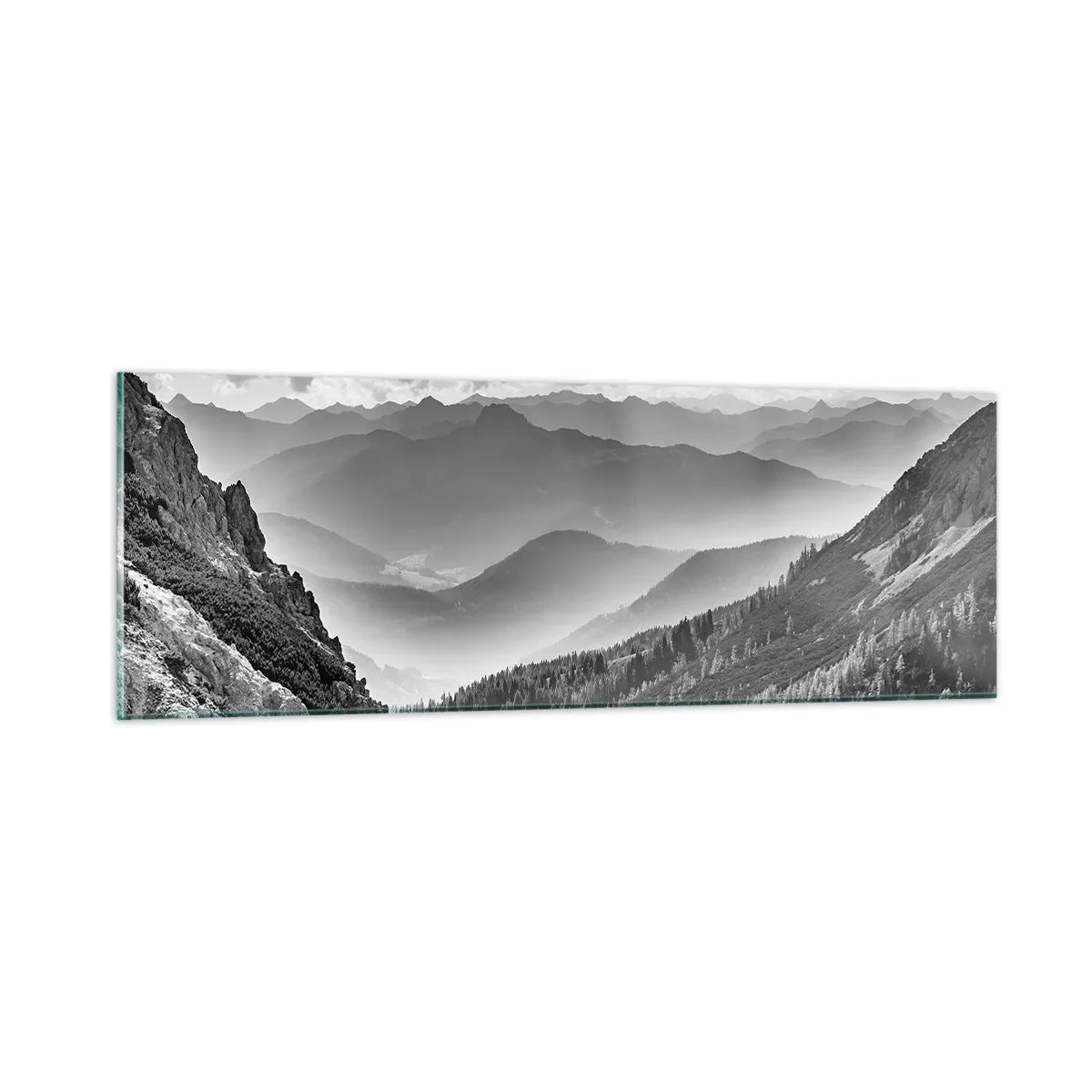 Billede på glas - Hele vejen til horisonten - 90x30 cm