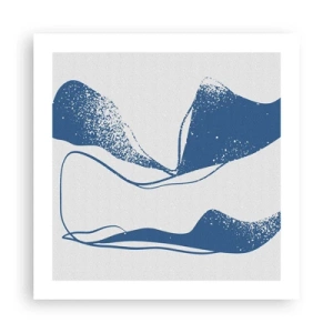 Plakat - Bevinget abstraktion - 50x50 cm