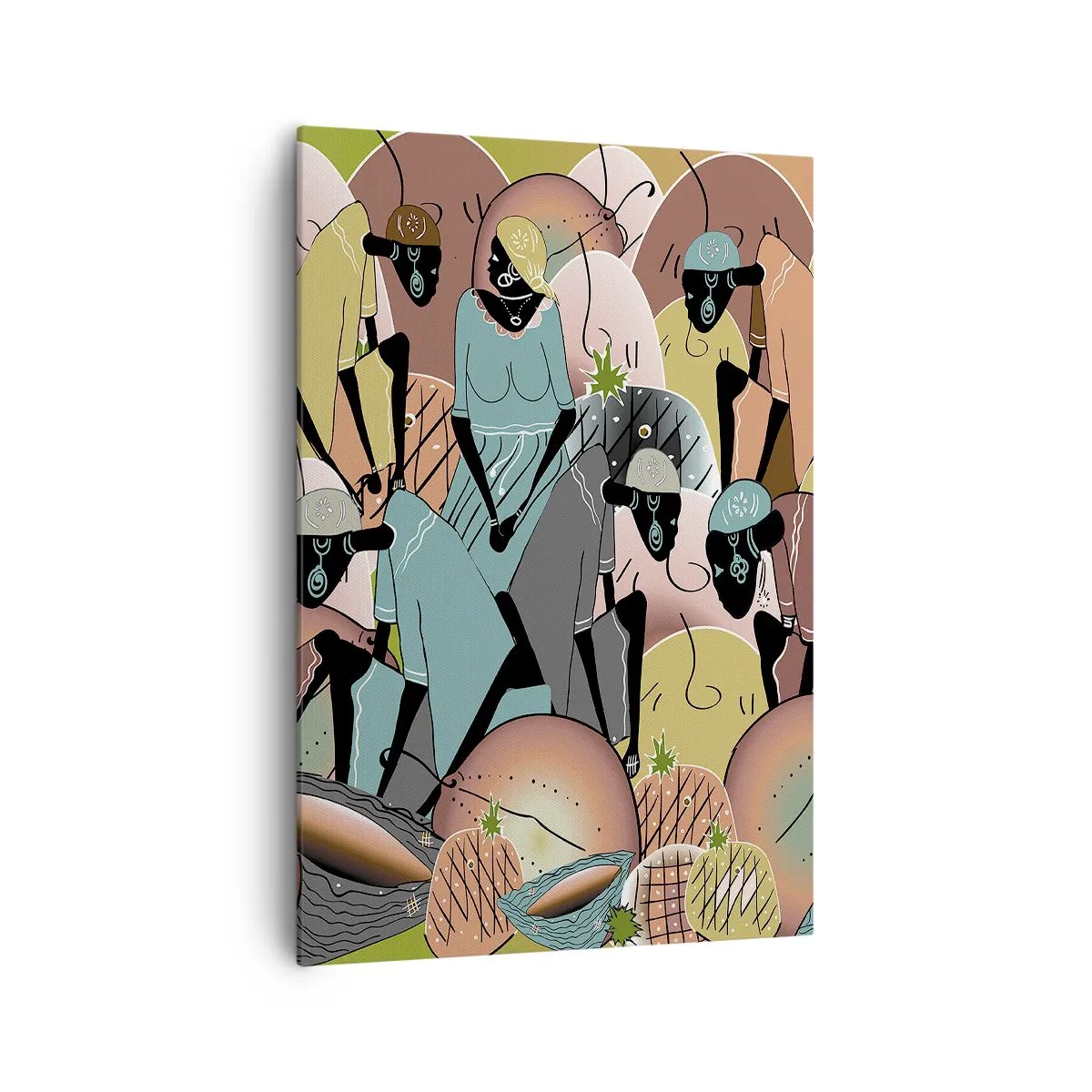 Lærredstryk - Billede på lærred - Den store fejring er på vej - 70x100 cm