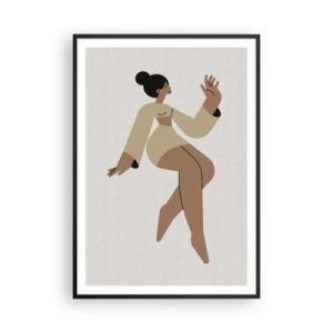 Plakat i sort ramme - Form af nåde - 70x100 cm