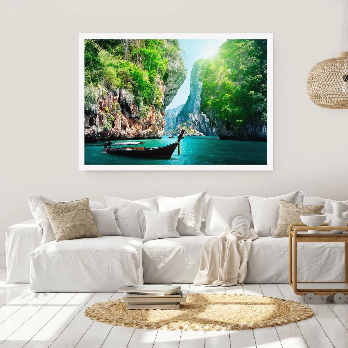 Plakat - En invitation til en eksotisk rejse - 100x70 cm